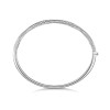 9ct White Gold 2.00ct Diamond Twist Bangle