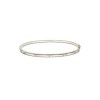 9ct Yellow Gold Rub Over 0.05ct Diamond Hinge Bangle
