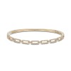9ct Yellow Gold Brilliant Cut 0.41ct Diamond Bangle  3