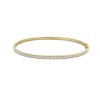 9ct Yellow Gold Round Brilliant 1.00ct Diamond Bangle