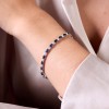 18ct White Gold Sapphire And Diamond Bracelet