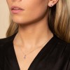 9ct White Gold Ruby and Diamond Halo Pendant