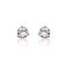 9ct White Gold Morganite Stud Earrings