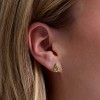 9ct Yellow Gold Pear Shape 0.50ct Peridot Fancy Earrings