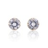 9ct Yellow Gold Brilliant Cut Cubic Zirconia Stud Earrings