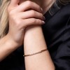 9ct Yellow Gold Cubic Zirconia Rubover Bangle