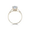 9ct Yellow Gold Oval Cut Cubic Zirconia Solitaire Ring