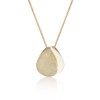9ct Yellow Gold Textured Teardrop Pendant
