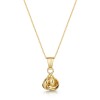 9ct Yellow Gold Small Triple Knot Pendant