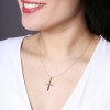 9ct Yellow Gold Plain Flat Cross Pendant