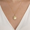 9ct Yellow Gold Large Daisy Locket