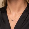 9ct Yellow Gold Mini Infinity Necklace
