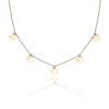 9ct Yellow Gold Mini Heart Drop Necklace
