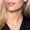 9ct Yellow Gold LOVE Flat Letter Necklace