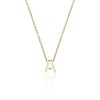 9ct Yellow Gold 'A' Letter Necklace