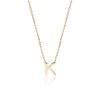 9ct Yellow Gold 'K' Letter Necklace