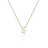 9ct Yellow Gold 'S' Letter Necklace