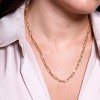 9ct Yellow Gold 20" Paper Chain Necklet