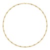 9ct Yellow Gold Hollow Diamond Cut Figarope 20" Chain