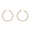 9ct Yellow Gold Twist Hoop Earrings