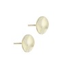 9ct Yellow Gold Hammered Rnd Earrings