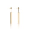 9ct Yellow Gold Bar Drop Earrings