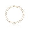 9ct Yellow Gold Flat Rolo Chain Bracelet