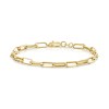 9ct Yellow Gold Paper Chain Bracelet