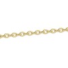 9ct Yellow Gold 4mm Oval Link T-Bar Belcher Bracelet