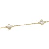 9ct Yellow Gold Mother of Pearl Clover Bracelet