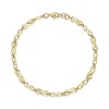 9ct Yellow Gold Infinity Link Bracelet