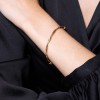 9ct Yellow Gold Plain Twist Bangle