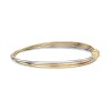 9ct Three Colour Twist Bangle
