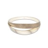 9ct Yellow Gold Textured Double Row Ring