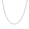 9ct White Gold 20inch Spiga Chain