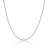 9ct White Gold 20inch Spiga Chain