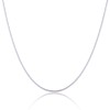 9ct White Gold 0.6mm 16-18inch Box Chain