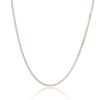 9ct Yellow gold 0.9mm 18-20 inch Venetian Box Chain