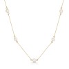 9ct Yellow Gold 6mm Pearl Adjustable Necklet