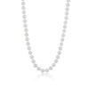18ct White Gold Freshwater Pearl 7-8mm Beaded Necklace