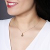 9ct Yellow Gold Fancy Knot Pearl Pendant