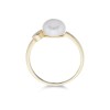 9ct Yellow Gold Bouton Pearl Ring