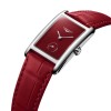 Longines DolceVita Ladies Watch L55124912 Red Dial Red Leather Strap