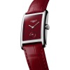 Longines DolceVita Ladies Watch L55124912 Red Dial Red Leather Strap