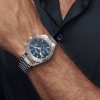 OMEGA Speedmaster 57 Mens Watch O33210415103001 Blue Dial Steel Bracelet