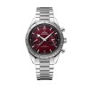 Omega Speedmaster 57 Mens Watch O33210415111001  Red Dial Steel Bracelet