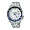 Seiko 5 Sports SKX GMT Sky Blue Silver Cloud Mens Watch SSK033K1