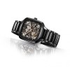 Rado True Square Skeleton Black Mens Watch R27086162 Side