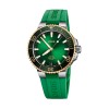 Oris Aquis Bico Date Cal 400 Mens Watch 01 400 7769 6357 - 07 4 22 77FC Green  Dial and Strap