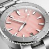 Oris Aquis Date Automatic Pink Dial Steel Bracelet 